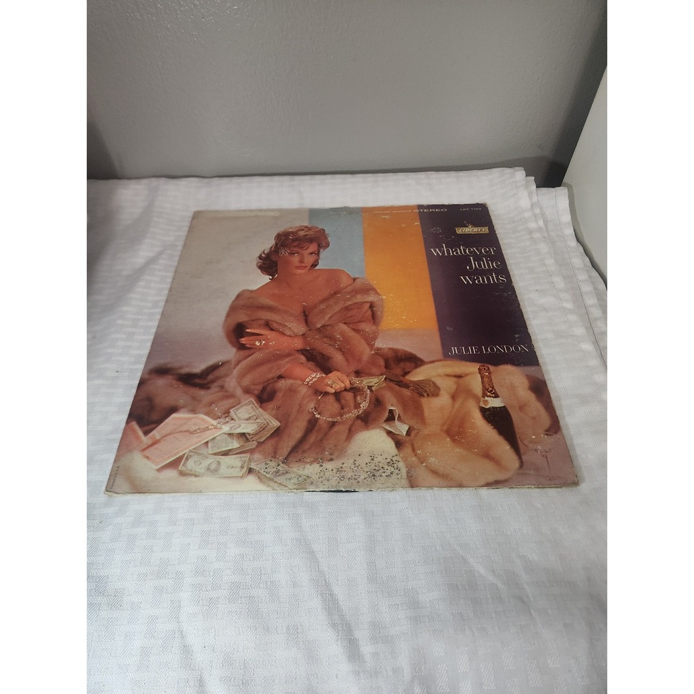 Julie London Whatever Julie Wants Vinyl LP Liberty LST 7192 Stereo 1961 Jazz Pop